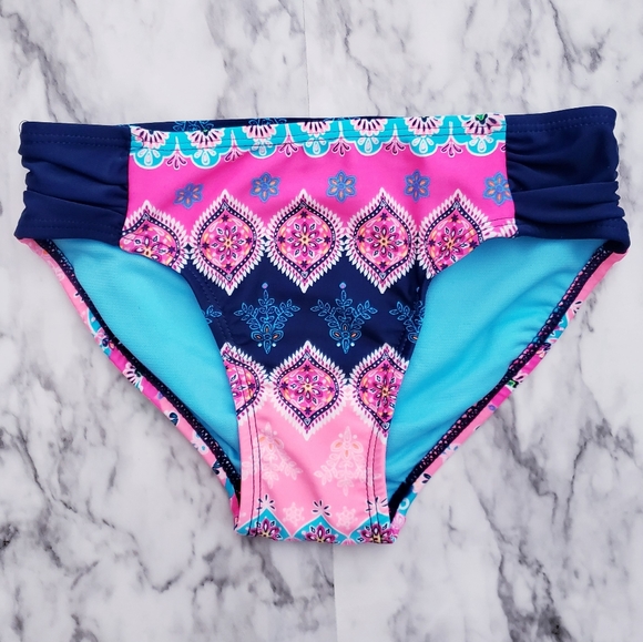 Bikini Top And Bottom Bathingsuit Fringe Multicolo - Picture 9 of 16